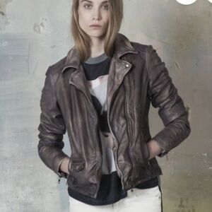 Never worn Muubaa leather jacket